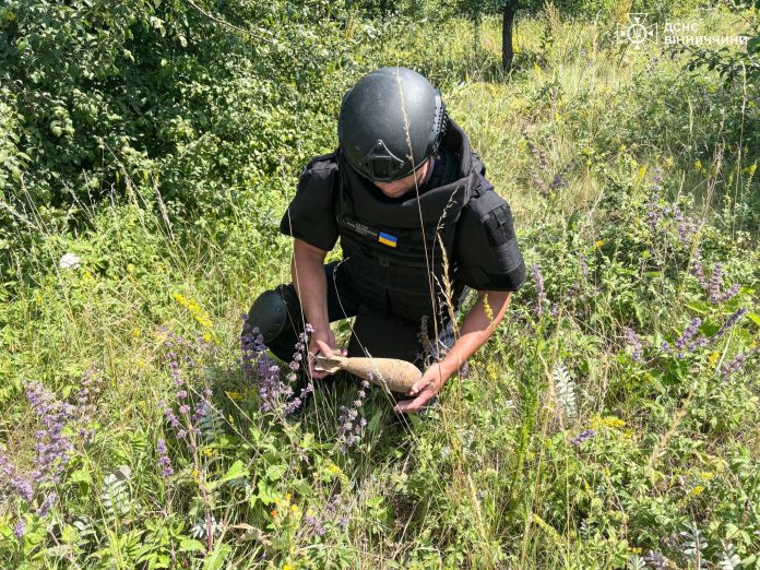 На Вінниччині знищили мінометну міну часів Другої світової