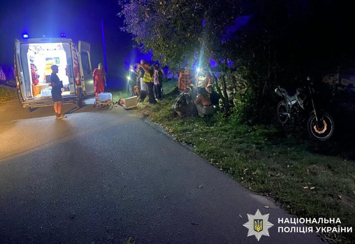 На Вінниччині мотоцикл зіткнувся з велосипедом