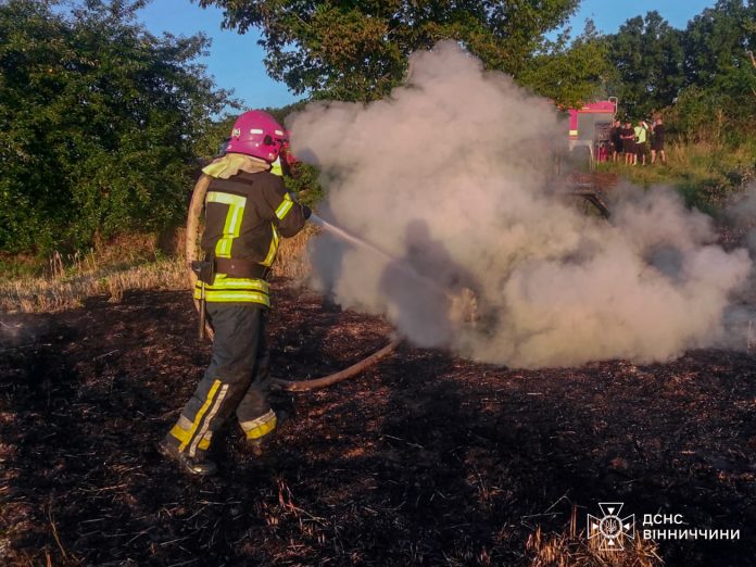 Гаряча доба на Вінниччині: рятувальники ліквідували десять пожеж