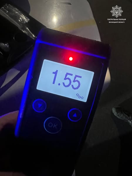 Патрульні у Вінниці виявили п’яного водія мікроавтобуса