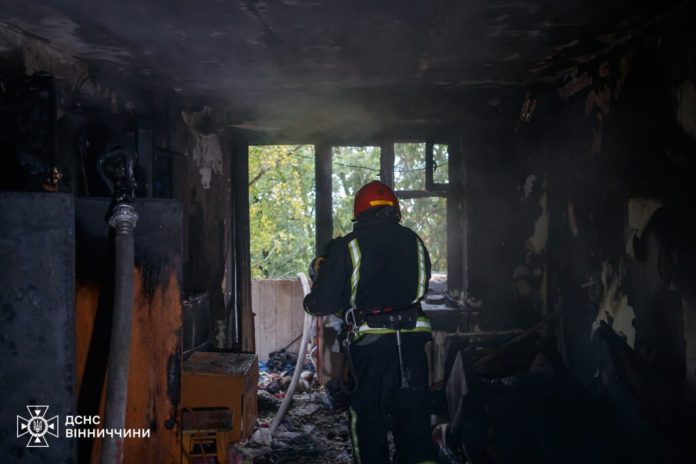 Вогонь охопив кімнату в гуртожитку Немирова: рятувальники запобігли трагедії