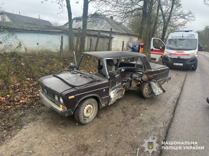 Аварія на Вінниччині: після зіткнення двох авто постраждав 43-річний водій