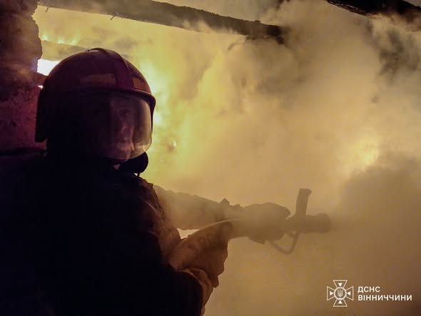 П’ять пожеж на Вінниччині: рятувальники ліквідували загоряння у житловому секторі