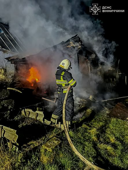 Пожежна доба на Вінниччині: більшість займань — у житловому секторі