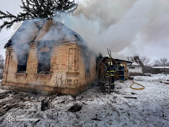 9 пожеж за добу на Вінниччині: є загиблий