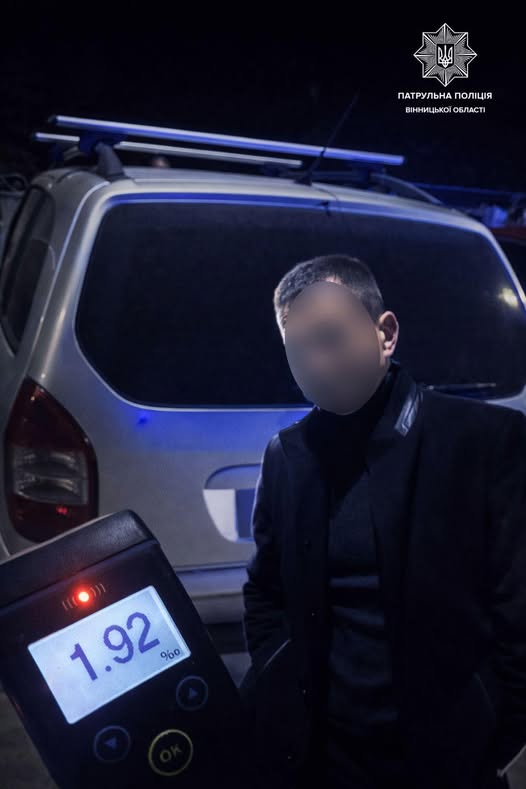 1,92 проміле та втеча з місця аварії: у Вінниці затримали водія-порушника