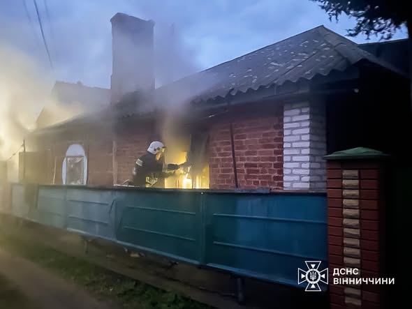 У Вінниці та області ліквідували пожежі, у Хмільнику загинули двоє людей