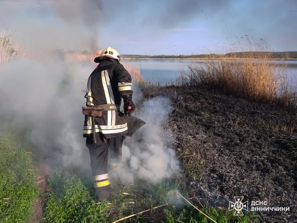 Вогонь охопив понад 3 гектари: на Вінниччині ліквідували 19 пожеж