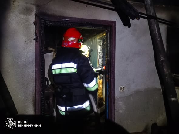 На Вінниччині за добу сталося 4 пожежі: причини — куріння та коротке замикання