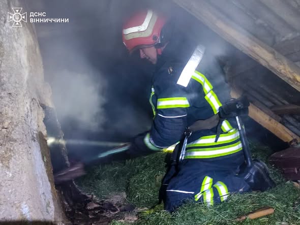 Вісім пожеж за добу на Вінниччині: ДСНС запобігла масштабним наслідкам
