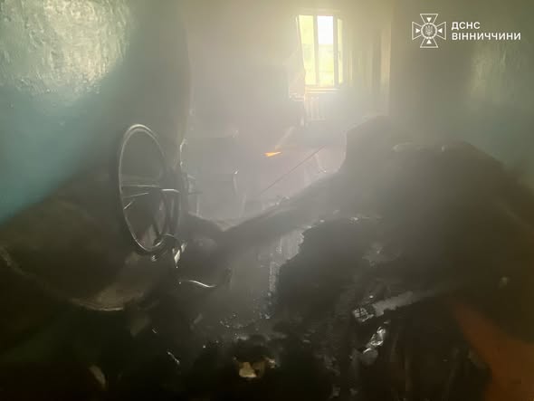 У селі на Вінниччині через ймовірне куріння сталася смертельна пожежа