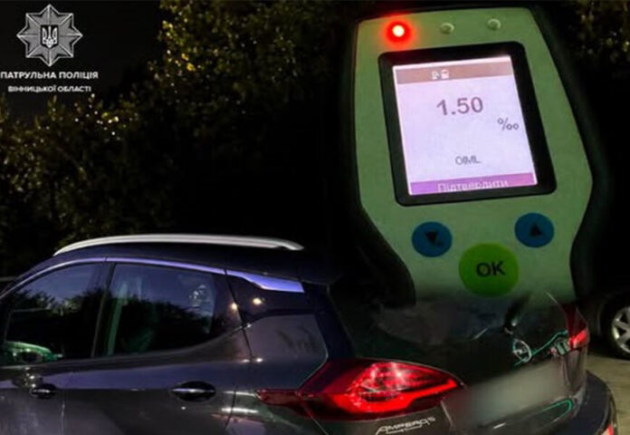 Позбавлений водійських прав вінничанин знову керував авто напідпитку