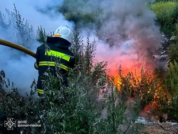 Через необережність людей на Вінниччині знову палали екосистеми