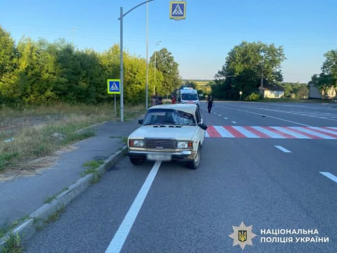 У Гайсинському районі пішохід загинув під колесами «ВАЗ 2107»