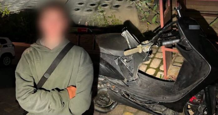 У шість разів вище норми: 17-річного скутериста зупинили п’яним у Вінниці